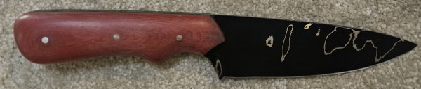 Travis Talboys of Running Bear Steel Drop point Blade